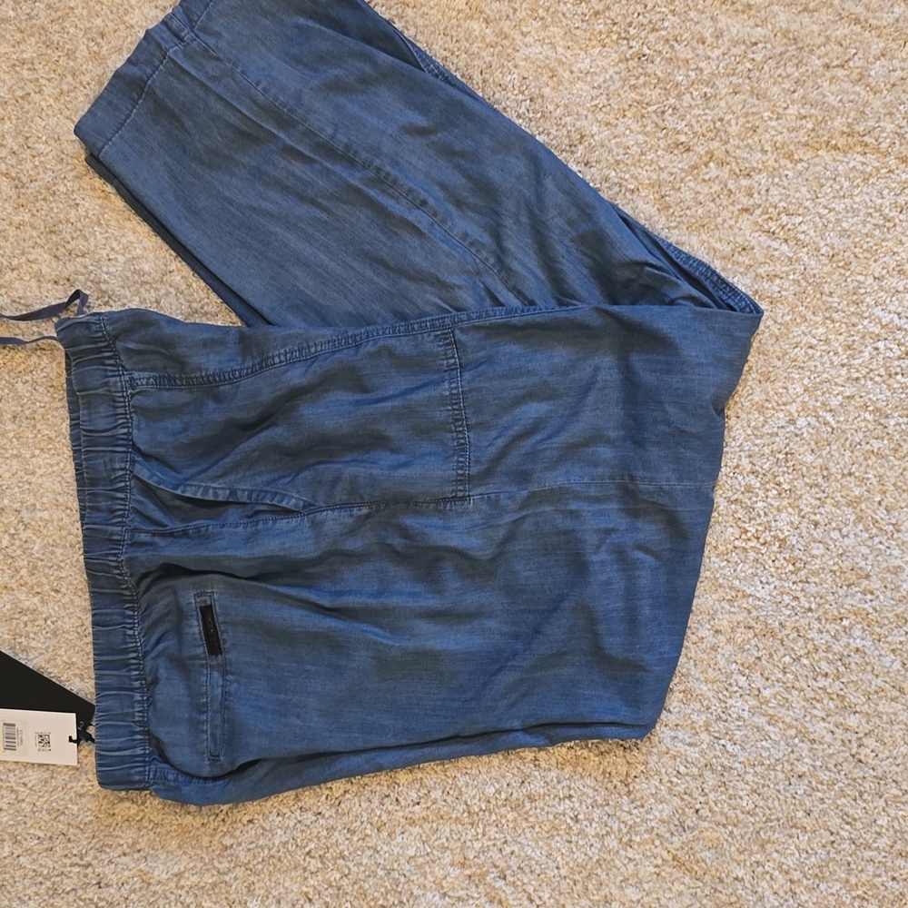 Women's DKNY Lightweigjt aBlue Casual Pants Soze M
